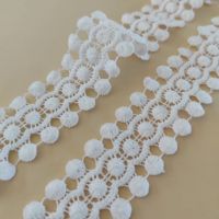 Мереживо натуральне 4 см 0121_02 Білий