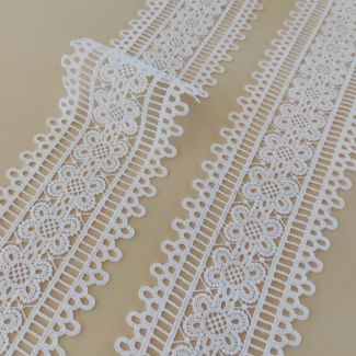 Мереживо натуральне 8 см 0115_02 Білий