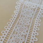 Мереживо натуральне 8 см 0115_02 Білий