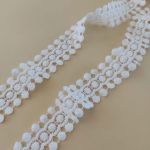Мереживо натуральне 4 см 0121_02 Білий