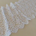 Мереживо натуральне 29 см 0119_02 Білий