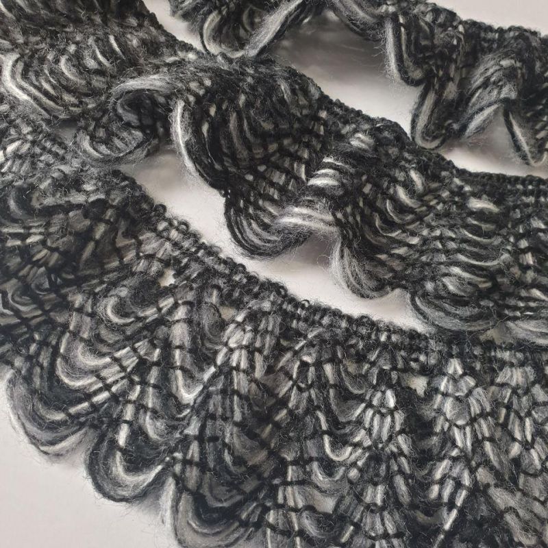 В'язане мереживо 7,5 см 1883_03 Меланж