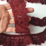 В'язане мереживо 4 см 1876_09 Бордо