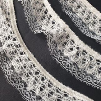 В'язане мереживо 3,5 см 1948_02 Білий
