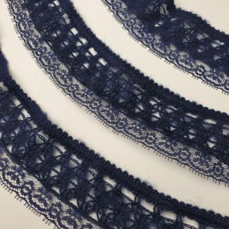 В'язане мереживо 3,5 см 1948_14 Синій