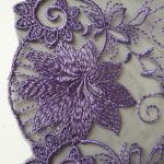 Швейцарське мереживо 32 см 232306 Фіолетовий