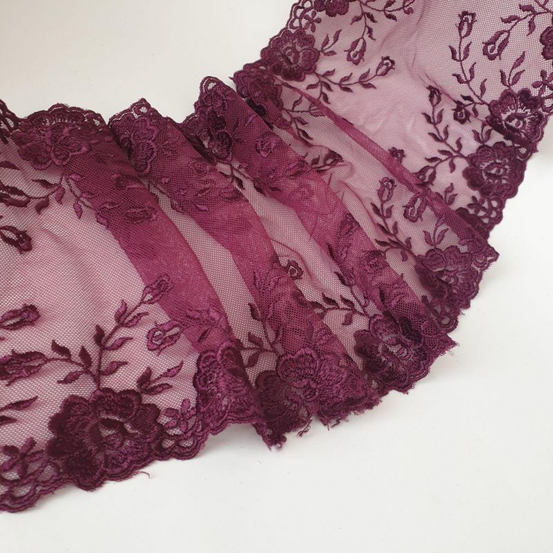 Швейцарське мереживо 17 см 221117_09 Марсала Швейцарське мереживо 17 см 221117_09 Марсала