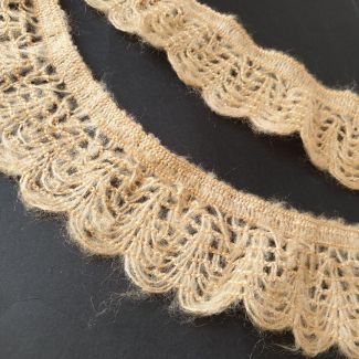 В'язане мереживо 4 см 1876_05 Бежевий