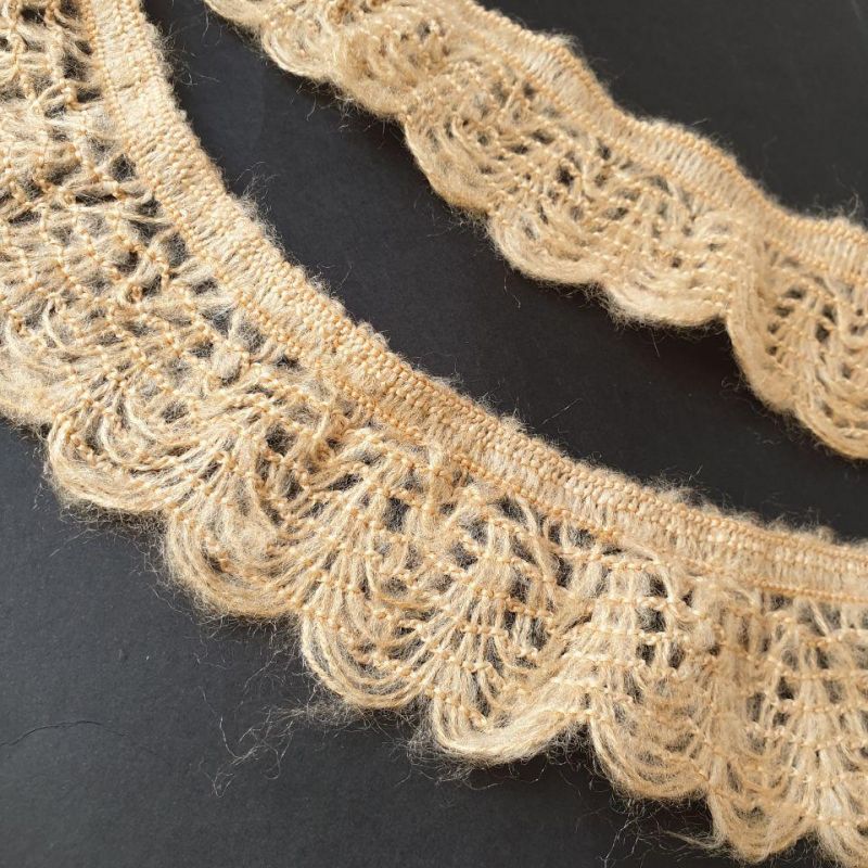 В'язане мереживо 4 см 1876_05 Бежевий