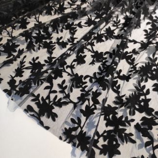 Сітка "Kelly" (224_01), флокове напилення на чорний сітці Сітка "Kelly" (224_01), флокове напилення на чорний сітці