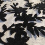 Сітка "Kelly" (224_01), флокове напилення на чорний сітці