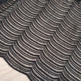Макраме "Perla" (1026_01) Чорний
