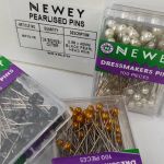 Булавки портновские, 100 шт. бронза