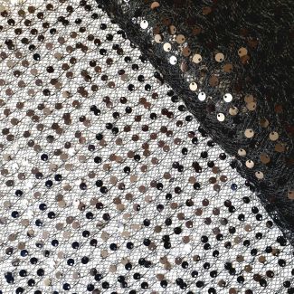 Сітка "Piccolo" з дрібними паєтками 1001_01 Чорний