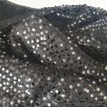 Сітка "Piccolo" з дрібними паєтками 1001_01 Чорний