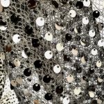 Сітка "Piccolo" з дрібними паєтками 1001_01 Чорний