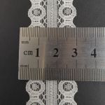 Мереживо вузьке 2.5 см 129-2_02 Білий