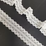 Мереживо вузьке 2.5 см 129-2_02 Білий