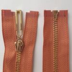 Блискавка металева №3 70 см (283) Світло-коричневий