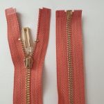 Блискавка металева №3 70 см (375) Темна Пудра