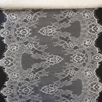 Мереживо французьке 30 см 1917_02 Білий