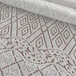 Мереживна тканина "Angelo" з натуральною ниткою 5160_02 Молочний Мереживна тканина "Angelo" з натуральною ниткою 5160_02 Молочний