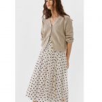 Шифон муар "Горох" з флоковим напиленням (1102_02), молочний