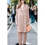 Шифон муар "Горох" з флоковим напиленням (1102_02), молочний