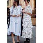 Шифон муар "Горох" з флоковим напиленням (1102_02), молочний