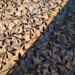 Сітка "Medgis" (222_05), флокове напилення на бежевій сітці