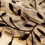 Сітка "Medgis" (222_05), флокове напилення на бежевій сітці