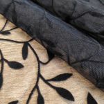 Сітка "Medgis" (222_01), флокове напилення на чорний сітці