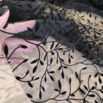 Сітка "Medgis" (222_01), флокове напилення на чорний сітці