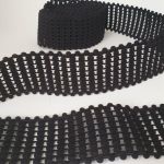 Резинка декоративна "Balls" 5 см (1190_01) Чорний