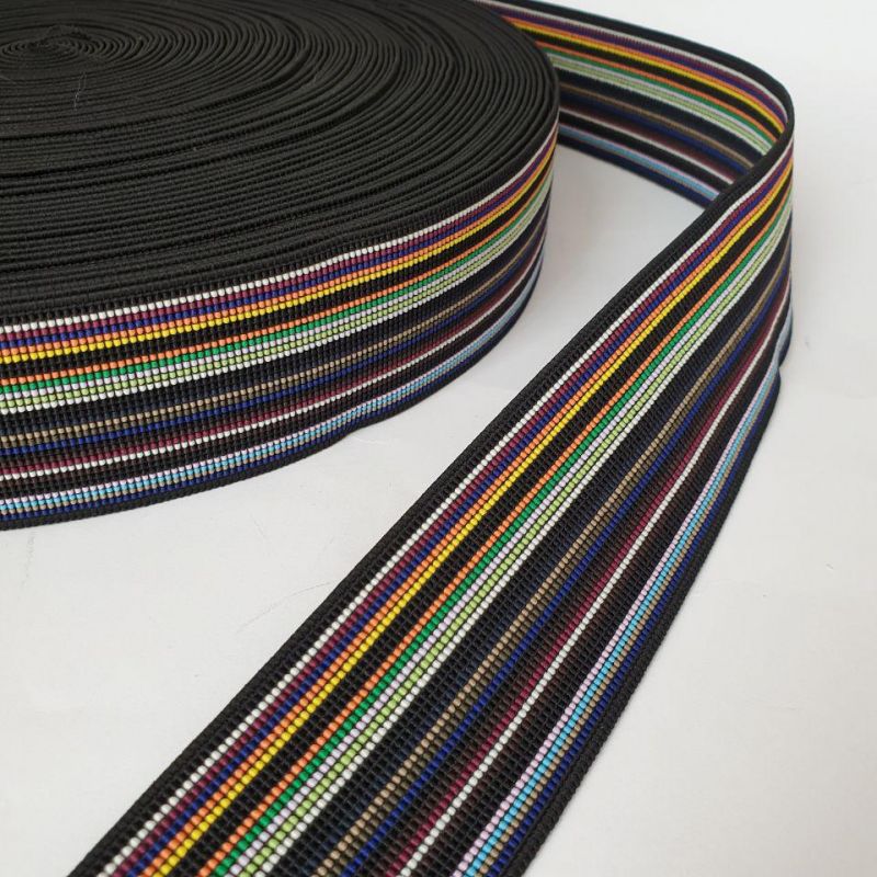 Резинка декоративна 5 см (3509) Різнокольорова