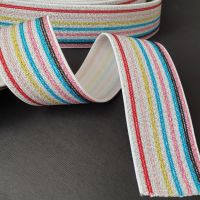 Резинка декоративна 3.5 см (3375) Люрекс