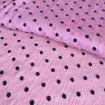 Шифон муар "Горох" з флоковим напиленням (1102_08), фрезовий