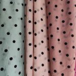 Шифон муар "Горох" із флоковим напиленням (1102_01), чорний