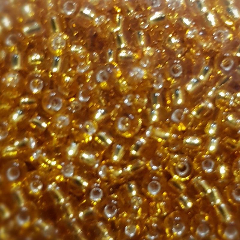 Бісер MATSUNO Японія 11RR 100гр №31 Золотий темний, блискучий
