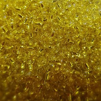 Бісер MATSUNO Японія 11RR 100гр №35 Жовтий, блискучий Бісер MATSUNO Японія 11RR 100гр №35 Жовтий, блискучий
