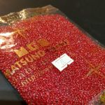 Бісер MATSUNO Японія 11RR 100гр №37 Червоний світлий, блискучий