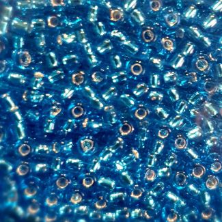 Бісер MATSUNO Японія 11RR 100гр №45 Насичено-блакитний, блискучий Бісер MATSUNO Японія 11RR 100гр №45 Насичено-блакитний, блискучий
