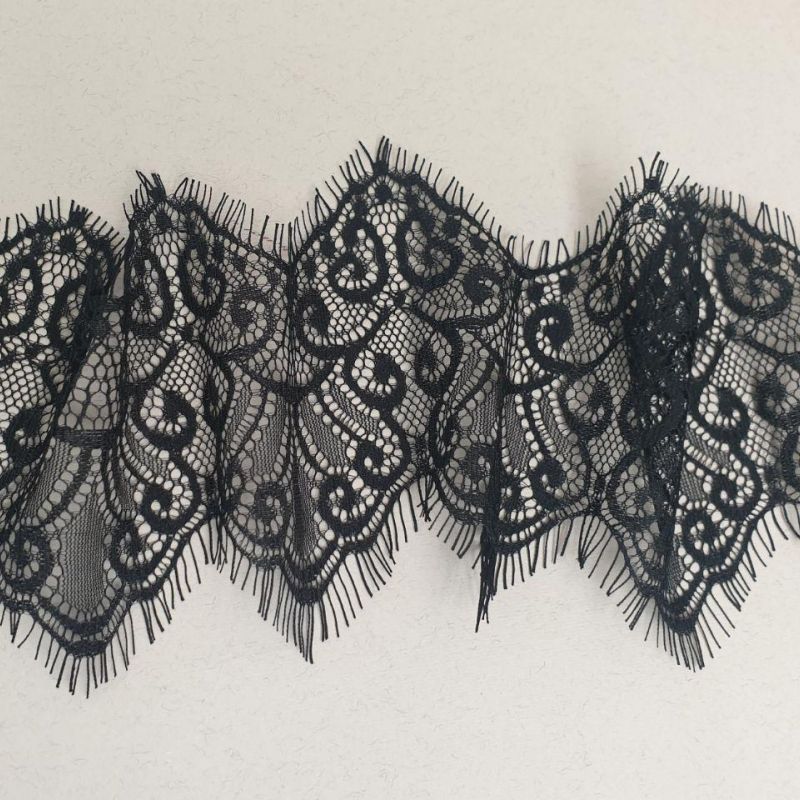 Мереживо французьке 12 см 5911_01 Чорний