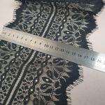 Мереживо французьке 18 см 7553_01 Чорний Мереживо французьке 18 см 7553_01 Чорний