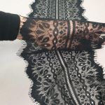 Мереживо французьке 18 см 7553_01 Чорний Мереживо французьке 18 см 7553_01 Чорний