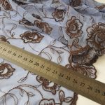 Швейцарське мереживо 28 см 232344_03 Сірий