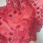 Швейцарське мереживо 25 см 23346_10 Червоний