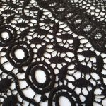 Мереживо макраме без бахроми 1014_01 Чорний Мереживо макраме без бахроми 1014_01 Чорний