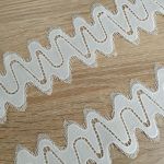 Мереживо натуральне 6 см 0171_02 FW20 Білий