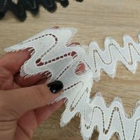 Мереживо натуральне 6 см 0171_02 FW20 Білий